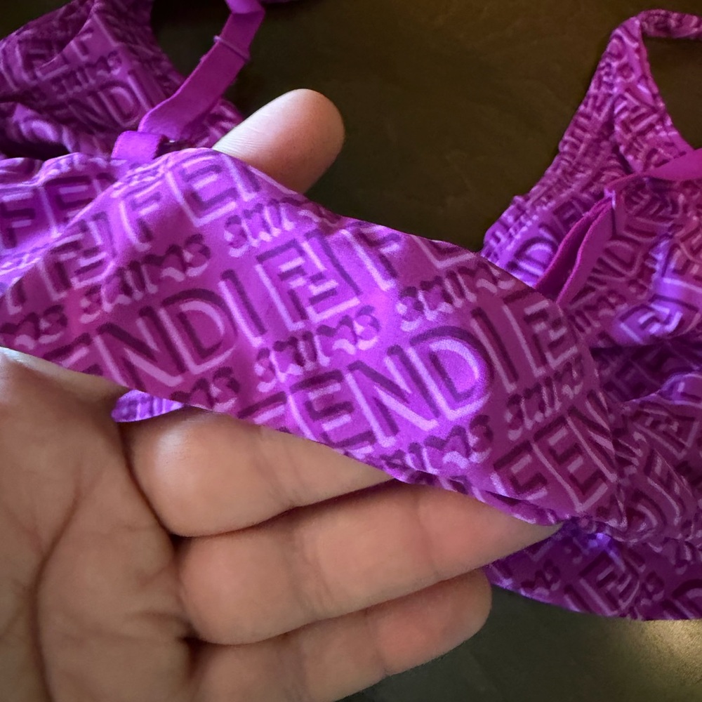 Fendi X Skims Limited Edition Scoop Bralette in collector box - Picture 6 of 8
